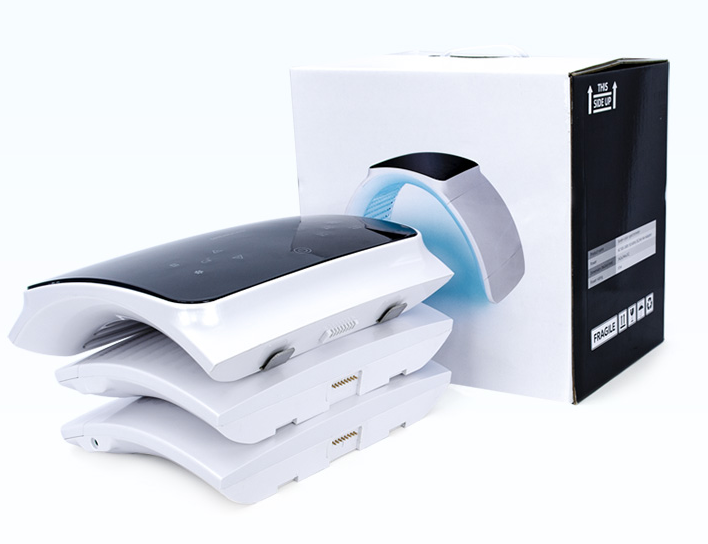 Maska do twarzy z terapią światłem czerwonym